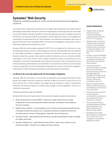 Symantec™ Web Security
