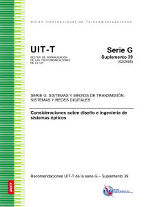 UIT-T Serie G