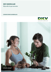 Condiciones generales del seguro de salud dkv modular con