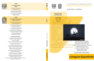 Lengua Española - Bienvenida a la UNAM