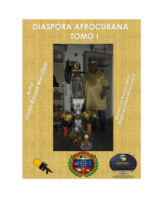 Libro Diaspora Afrocubana Tomo I