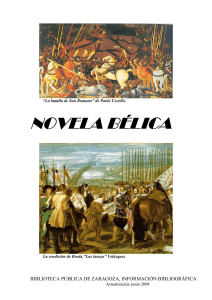Novela Bélica - Bibliotecas Públicas