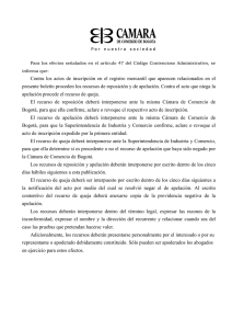 Contra los actos de inscripción en el registro mercantil que