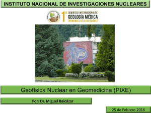 Geofísica Nuclear en Geomedicina.