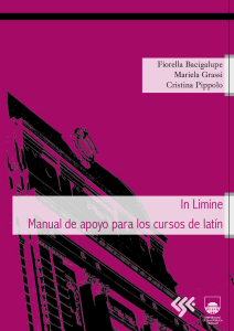 In Limine Manual de apoyo para los cursos de latín