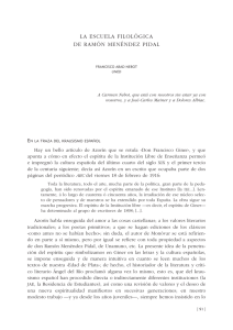 5. La escuela filológica de Ramón Menéndez Pidal, por Francisco
