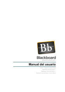 Manual del usuario - Behind the Blackboard