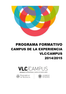 información y programa - UPV Universitat Politècnica de València