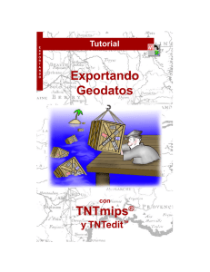TNTmips® Exportando Geodatos