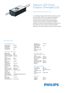 Product Leaflet: Xitanium 75W 0.70A, 100W 0.53A