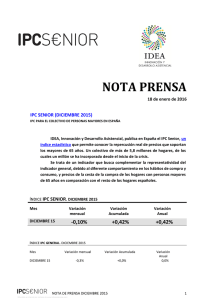 IPC Senior, la inflación de los mayores