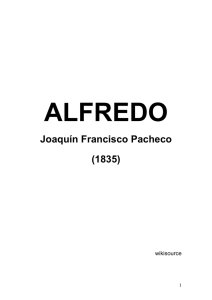 Pacheco, Joaquin Francisco, ALFREDO