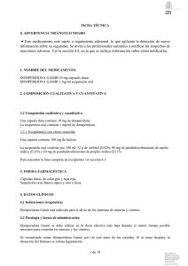domperidona - Agencia Española de Medicamentos y Productos