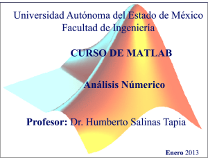 matlab - Facultad de Ingeniería - Universidad Autónoma del Estado