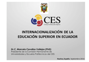 internacionalización de la educación superior en ecuador
