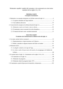 Metateatro español: estudio del concepto y de su