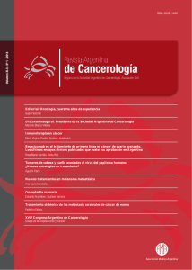 Inmunoterapia en cáncer - Sociedad Argentina de Cancerología