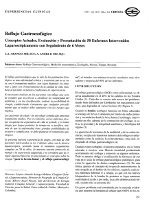 Reflujo Gastroesofágico - Asociación Colombiana de Cirugía