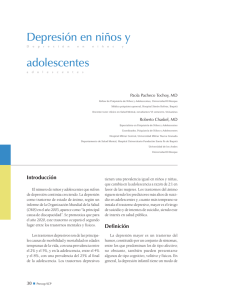 Depresión en niños y adolescentes