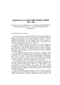 biografía de d. bartolomé pasqual arrom 1822 -1884