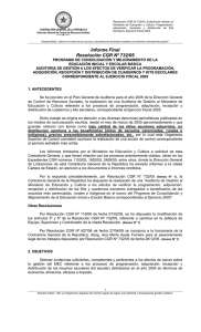 Res Nº 732/05_Auditoría de Gestión_Informe Final