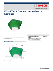 FAA‑500‑CB Carcasa para techos de hormigón