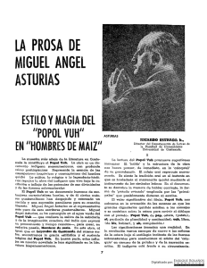La prosa de Miguel Ángel Asturias