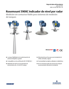 Rosemount 5900C Radar Level Gauge Product Data Sheet