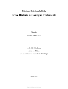 Breve Historia del Antiguo Testamento