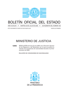 BOLETÍN OFICIAL DEL ESTADO