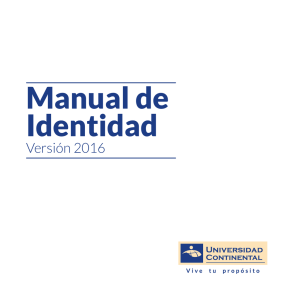 Manual de Identidad 2016 - Universidad Continental