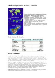 Introducción geográfica: situación y extensión