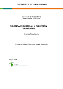 Política Industrial y Cohesión Territorial