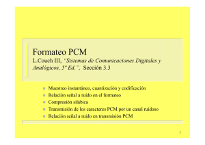 Formateo PCM - Departamento de Electrónica