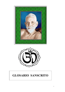 glosario sanscrito