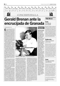 Gerald Brenan ante la encrucijada de Granada