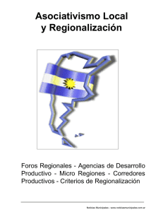 Asociativismo Local y Regionalización