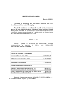 DECRETO DE LA ALCALDIA Decreto 200/2016