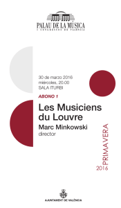 Les Musiciens du Louvre Marc Minkowski