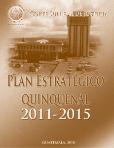 Plan Estratégico Quinquenal 2011-2015
