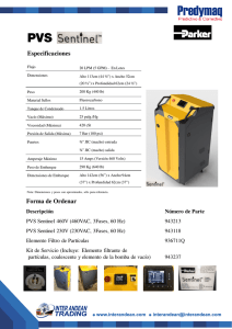 PVS SENTINEL TERAPÉUTICO Ver Catálogo