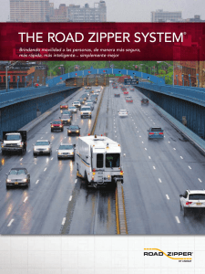 the road zipper system