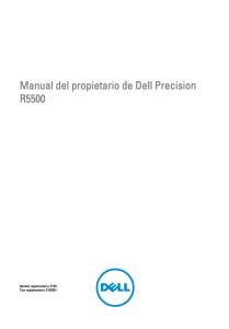 Manual del propietario de Dell Precision R5500