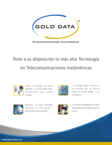GOLD DATA - Gold Telecom