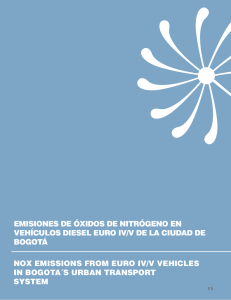 emisiones de óxidos de nitrógeno en vehículos diesel euro iv/v de la