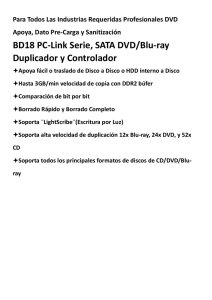 BD18 PC-Link Serie, SATA DVD/Blu-ray Duplicador - U
