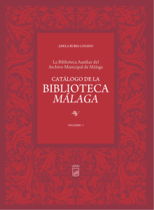 Catálogo de la Biblioteca de Málaga