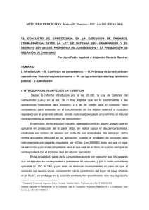 ARTICULO PUBLICADO: Revista El Derecho – ED - 8-6