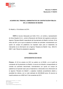 Resolución 35/2014, de 19 de febrero.