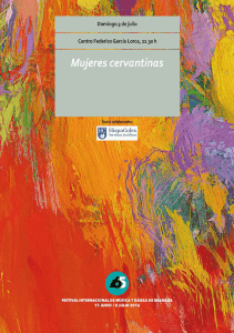 3 July: Mujeres cervantinas - Festival Internacional de Música y
